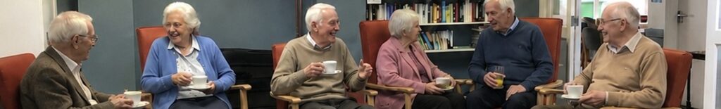People in the Lounge at Twyford House.